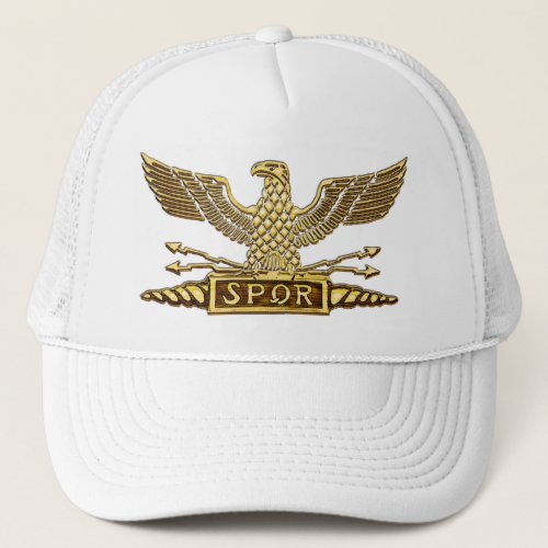 Gold Eagle Roman Legion Trucker Hat