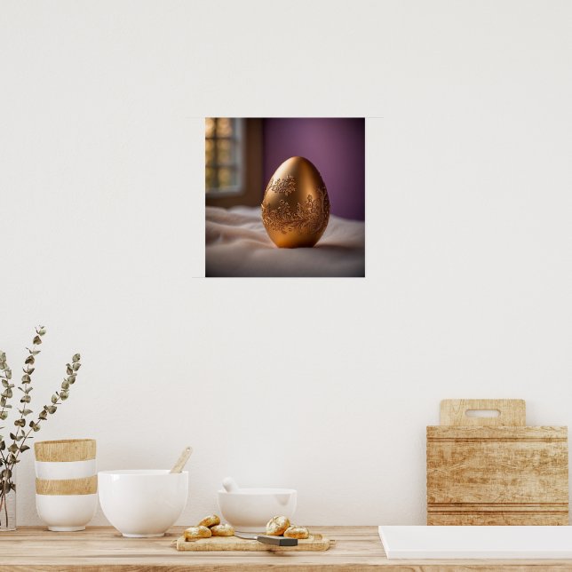 Gold easter egg poster (Kitchen)