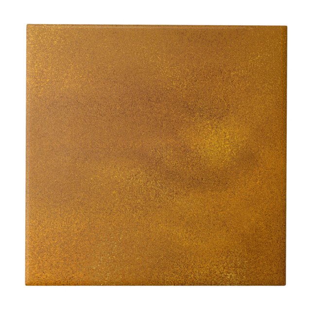 Gold Effect Ceramic Tile (Front)
