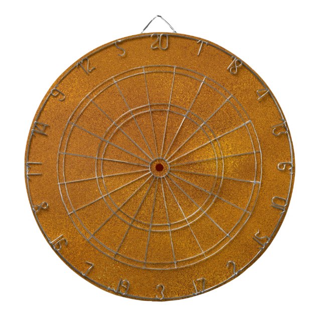 Gold Effect Dart Board (Front)