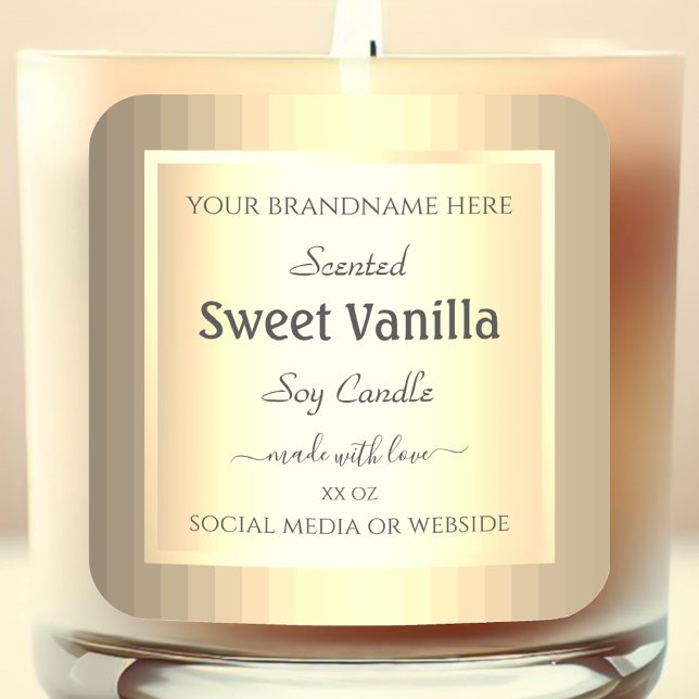 Gold Effect Product Packaging Labels Professional (Creator Uploaded)