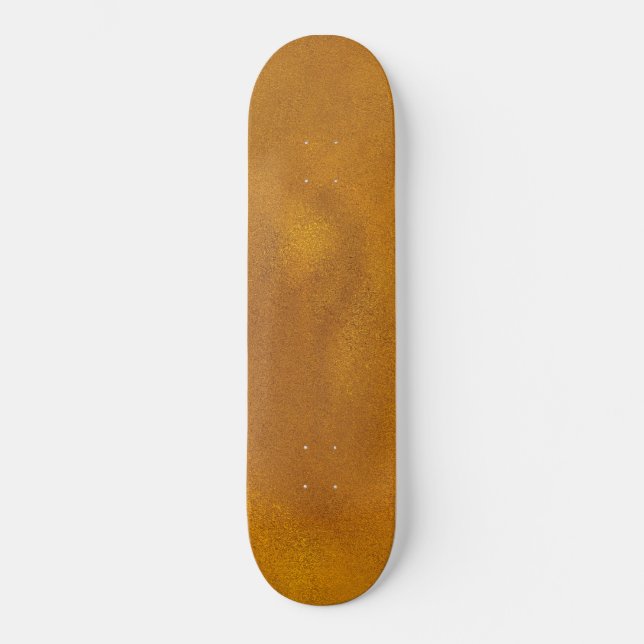 Gold Effect Skateboard (Front)