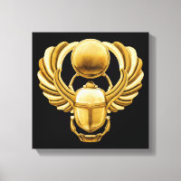 Gold Egyptian Scarab