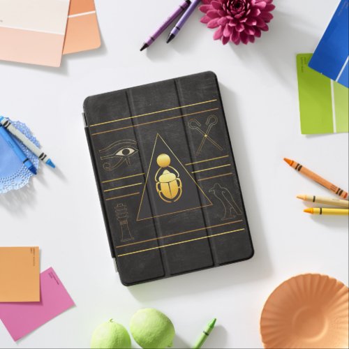 Gold Egyptian Scarab iPad Air Cover