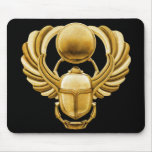 Gold Egyptian Scarab Mouse Pad at Zazzle