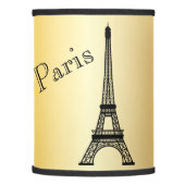 Gold Eiffel  Tower Lamp Shade (Left)