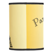 Gold Eiffel  Tower Lamp Shade (Back)