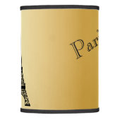 Gold Eiffel  Tower Lamp Shade (Front)
