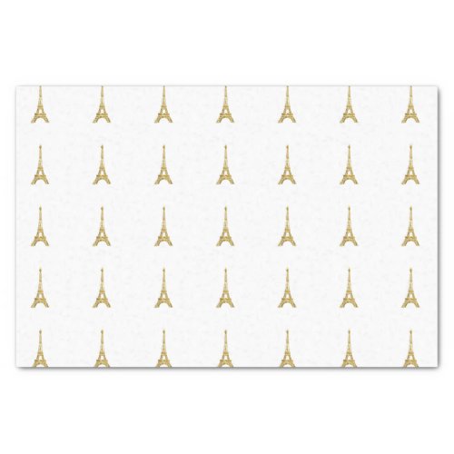 Gold Eiffel Tower Tissue Paper