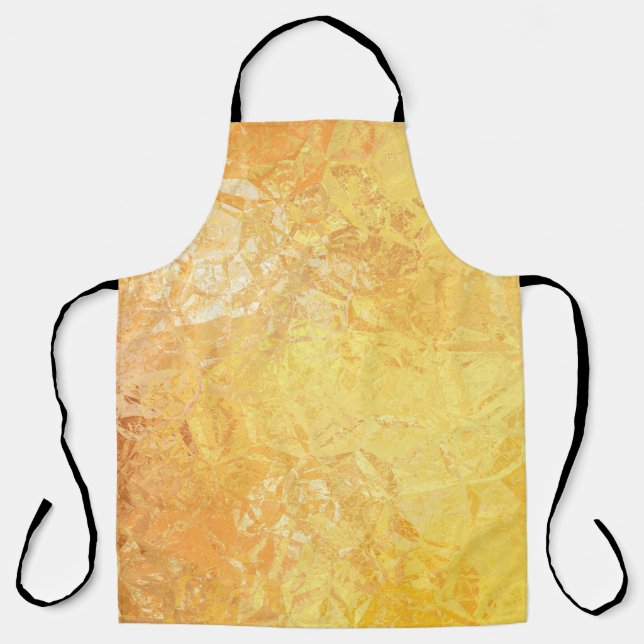 Gold Elegance: Abstract Luxurious Background Apron (Front)
