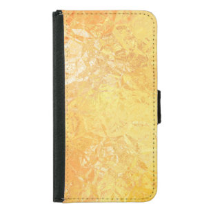 Gold Elegance: Abstract Luxurious Background Samsung Galaxy S5 Wallet Case