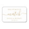 Gold elegance the perfect match wedding favors 