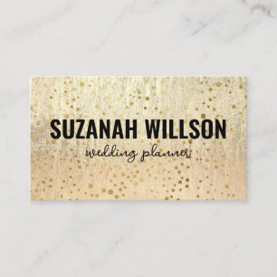 Gold Elegant Background With Gold Paint Splash  Business Card