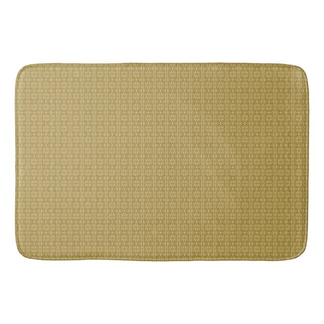Gold Elegant Bath Mat (Front)