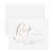 Gold elegant modern script minimalist wedding