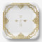 Gold elegant ornate vintage wedding monogram