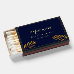 Gold elegant perfect match wedding favors