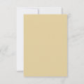Gold Elegant Ripple Effect & Roses Leaves and Bird RSVP Card | Zazzle
