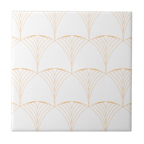 Gold elegant simple luxurious traditional pattern ceramic tile