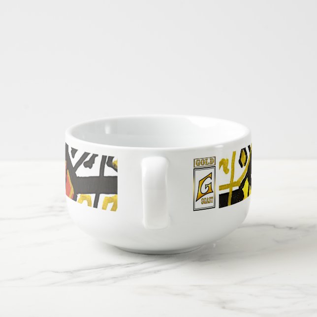 GOLD – Elegant Soup Mug (Back)