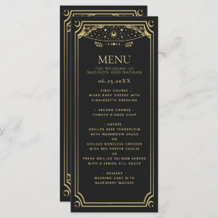 Gold Elegant Tarot Card Wedding