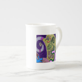 Gold Elephant Bone China Mug