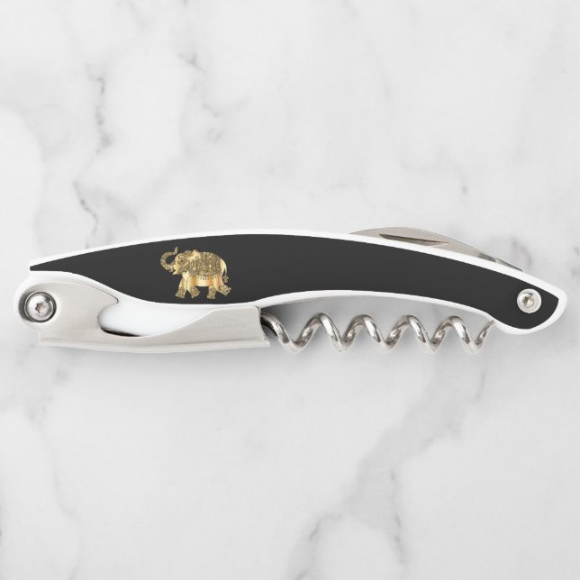 Gold Elephant Waiter's Corkscrew (Front)