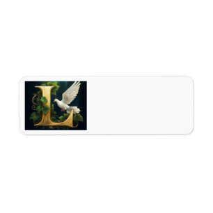 Gold Emboss L Label
