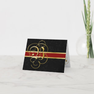 Henley Traditional Monogram Embossed Folded Note Cards