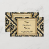 Gold Embossed Lace Business Card (Front/Back)
