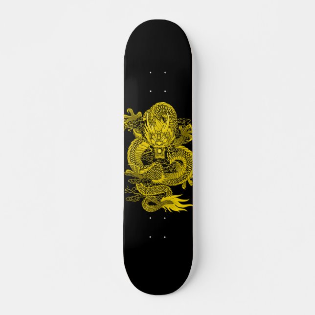 Gold Emperor Dragon One Element Pro Park Deck (Front)