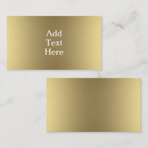 Gold Enclosure Card