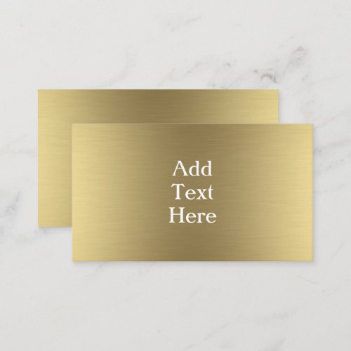 Gold Enclosure Card