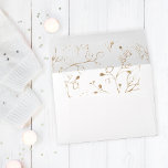 Gold Eucalyptus Envelope<br><div class="desc">Complete your wedding,  graduation,  or party suite with your Gold Eucalyptus envelopes.  Add your address or order blank and get address labels to complete the look.</div>