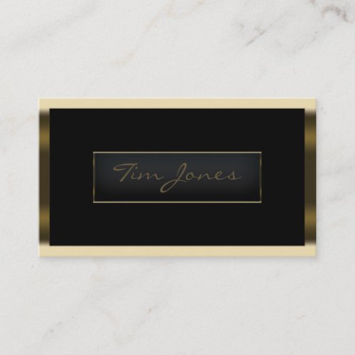 Gold Exec Business Card Templates