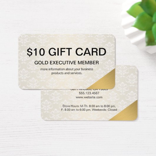 Gold Executive Member / Gift Card (Desk)