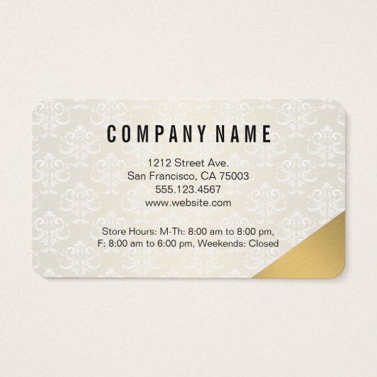 Gold Executive Member / Gift Card (Back)