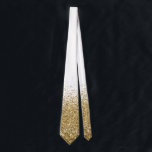 Gold  Fading Waterfall Ombre Glitter look   Neck Tie<br><div class="desc">This design may be personalized by choosing the Edit Design option. You may also transfer onto other items. This design does not contain actual glitter. Contact me at colorflowcreations@gmail.com or use the chat option at the top of the page if you wish to have this design on another product or...</div>