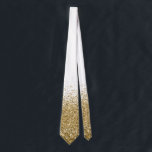 Gold  Fading Waterfall Ombre Glitter look   Neck Tie<br><div class="desc">This design may be personalized by choosing the Edit Design option. You may also transfer onto other items. This design does not contain actual glitter. Contact me at colorflowcreations@gmail.com or use the chat option at the top of the page if you wish to have this design on another product or...</div>