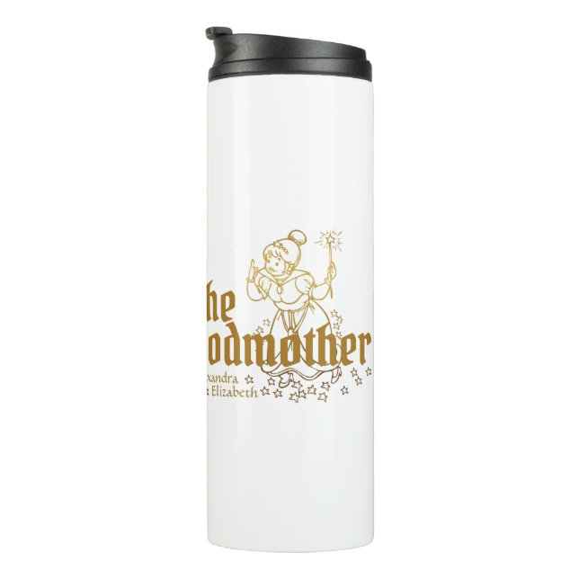 Gold Fairy Customizable The Godmother Thermal Tumbler (Rotated Right)