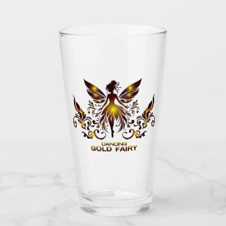 Gold Fairy Drinkware Glass