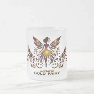 Gold Fairy Glass Mug