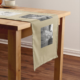 Gold Family Best Gifts Ever Collage Photo Medium Table Runner