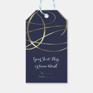 Gold Faux Foil Any Color Wedding Favor Gift Tags
