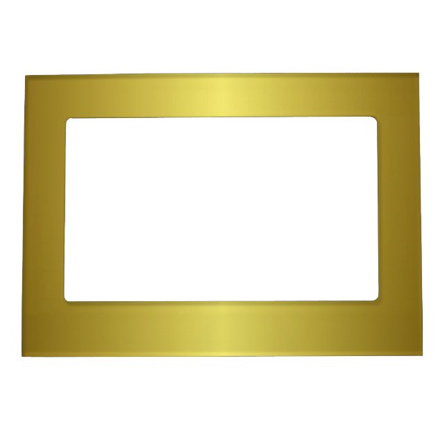 Gold Faux Foil Gradient or Ombre Magnetic Frame (Front)