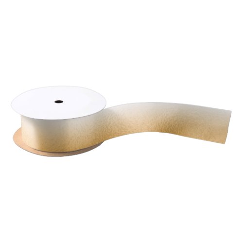 Gold Faux Foil Ombre Satin Ribbon