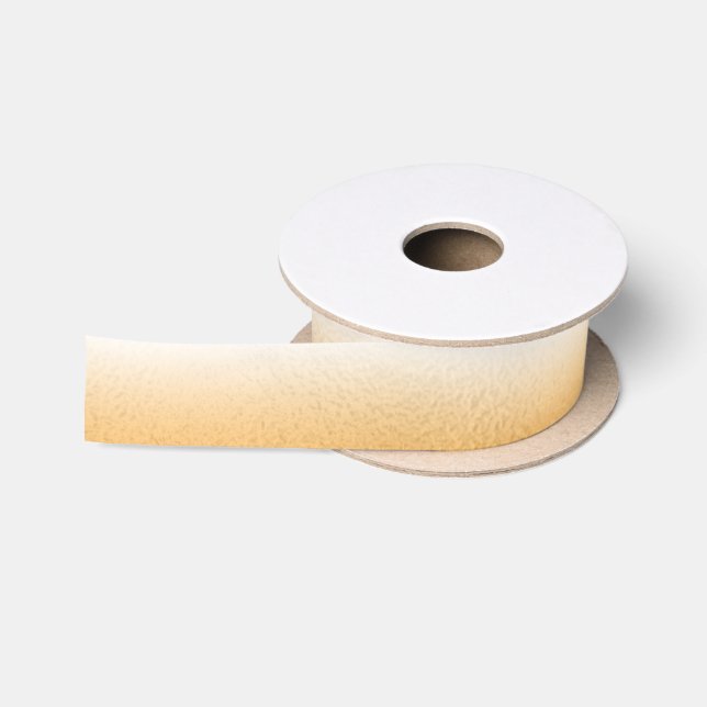 Gold Faux Foil Ombre Satin Ribbon (Spool)