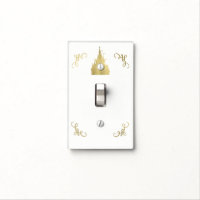 Gold Faux Foil Princess Castle Storybook