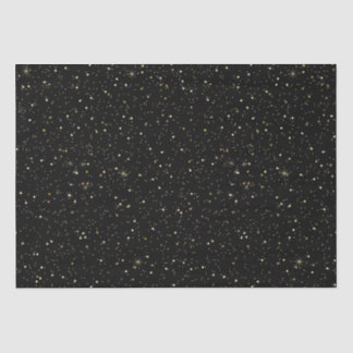 Gold faux glitter and sparkles tissue paper