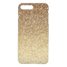 Gold Faux Glitter Ombre